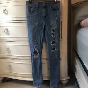 Levi's 720 High Rise Super Skinny Distressed Women's Jeans W29 L30